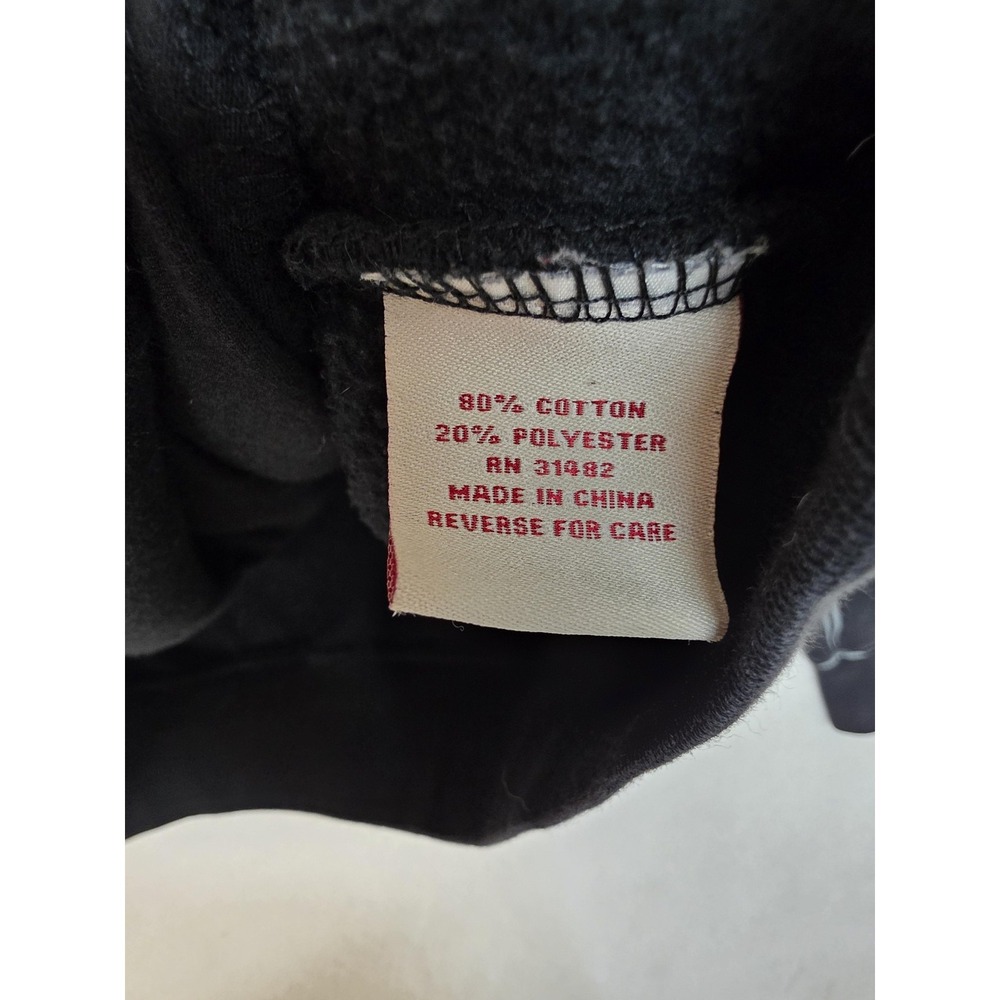 Tribal Gear Hoodie Mens Large Black Full Zip Tattoo Graphic Sweatshirt Fleece - Picture 4 of 11